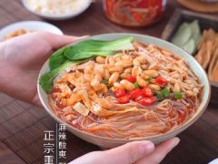 酸辣粉拍摄